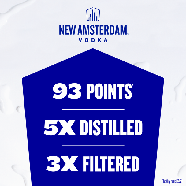 New Amsterdam Vodka - 50 mL - 50ML - Glass