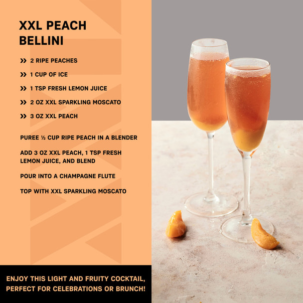XXL Peach Moscato - 750 mL - 750ML - Glass