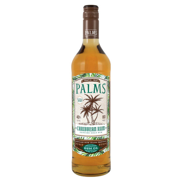 Palms Gold Rum - 750 mL - 750ML - Glass