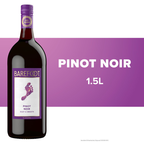 Barefoot Pinot Noir - 1.5 L - 1.5L - Glass