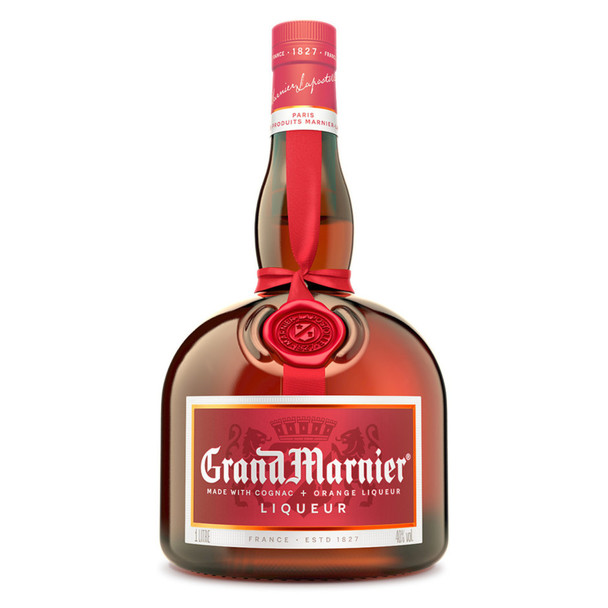 Grand Marnier Cordon Rouge Cognac & Orange Liqueur - 1.0 L - 1.0L - Glass