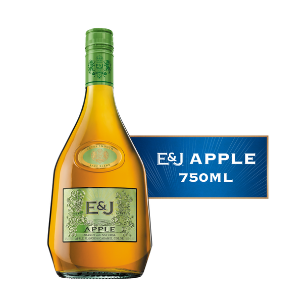 E & J Brandy With Apple Liqueur - 750 mL - 750ML - Glass