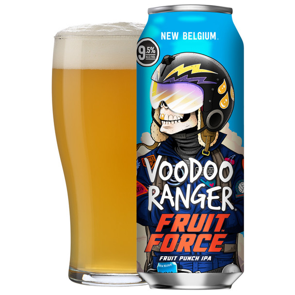 New Belgium Voodoo Ranger Fruit Force IPA - 19.2 Oz - 19.2Z - Aluminum