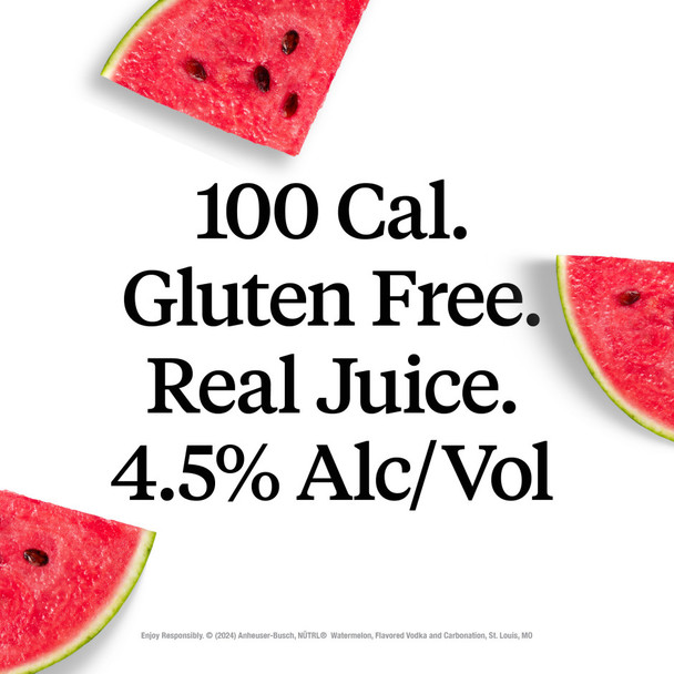 Nutrl Watermelon Vodka Soda - 720 mL - 720ML - Aluminum