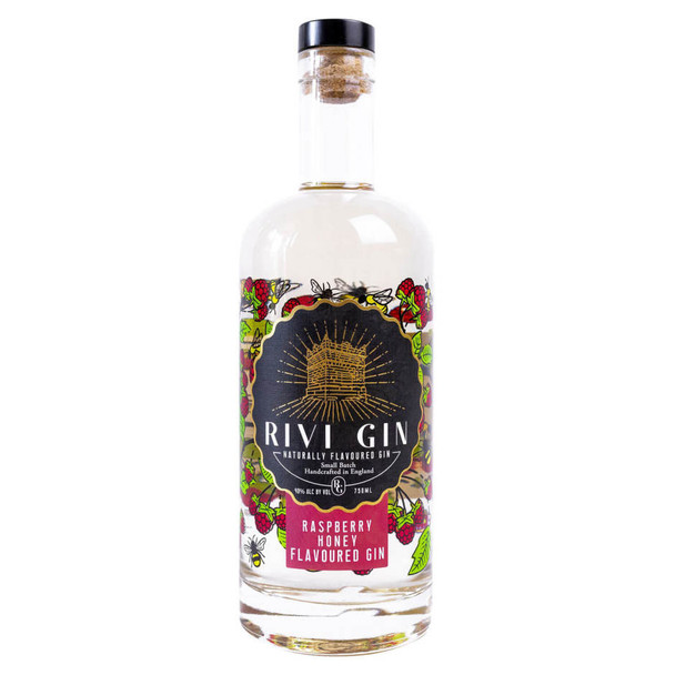 Rivi Raspberry Honey Gin - 750 mL - 750ML - Glass