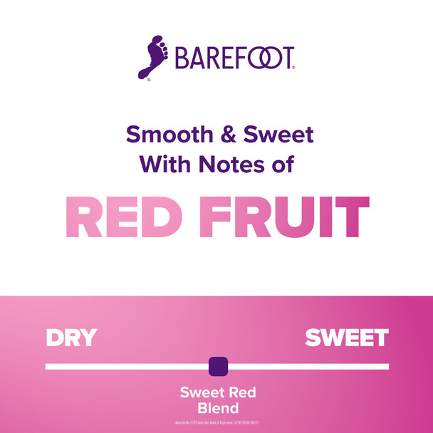 Barefoot Sweet Red - 1.5 L - 1.5L - Glass