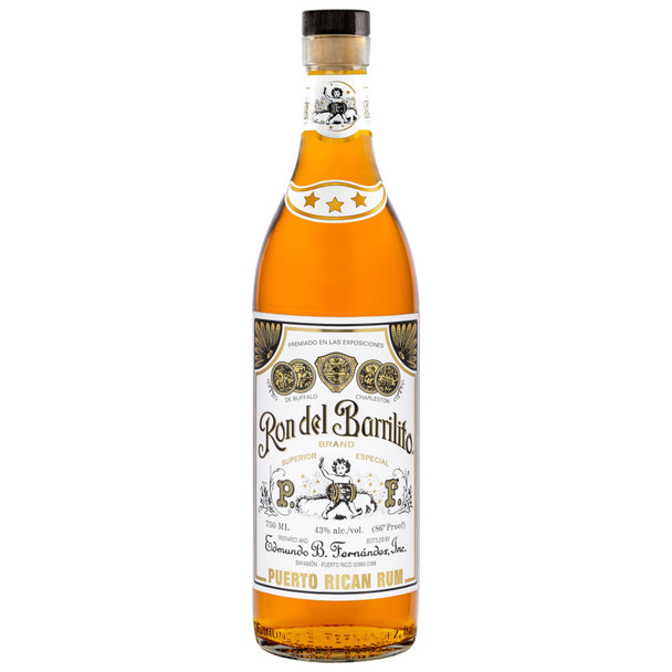 Ron del Barrilito Rum - 750 mL - 750ML - Glass