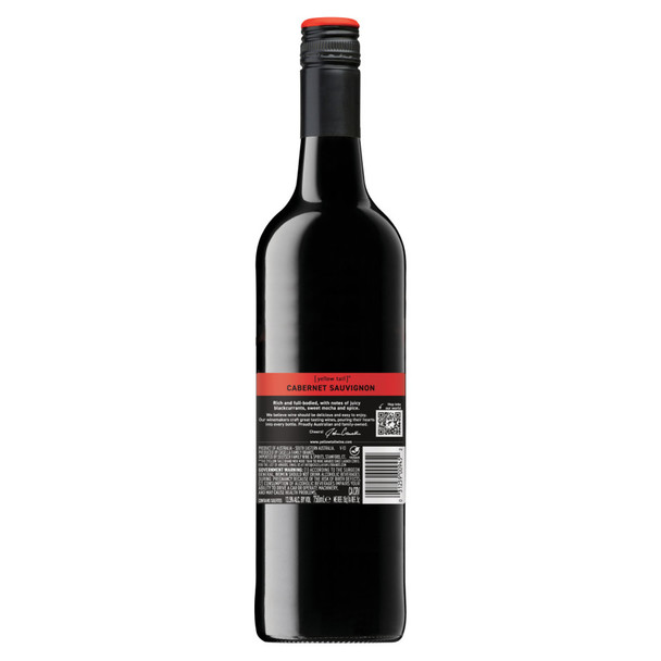 Yellow Tail Cabernet Sauvignon - 750 mL - 750ML - Glass