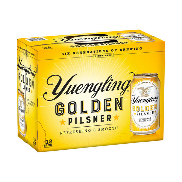 Yuengling Golden Pilsner - 12 Oz - 12-PK - Aluminum