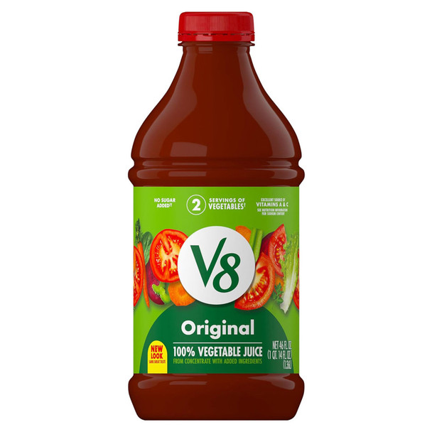 V-8 100% Vegetable Juice - 48 Oz - 48OZ