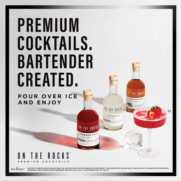 On The Rocks Cocktails Margarita - 750 mL - 750ML - Glass