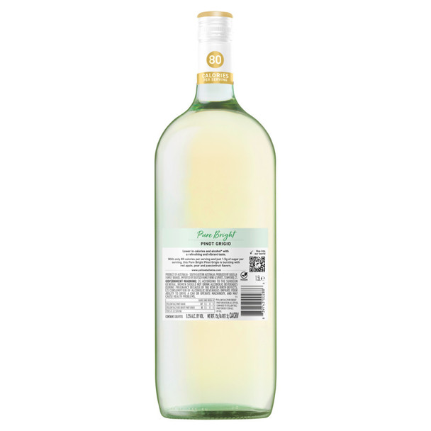 Yellow Tail Pure Bright Pinot Grigio - 1.5 L - 1.5L - Glass