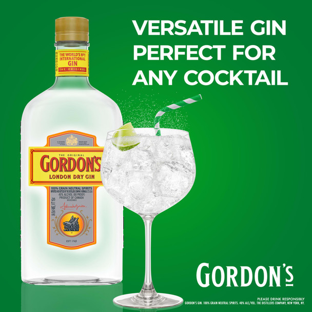 Gordon's London Dry Gin - 1.75 L - 1.75L - Glass
