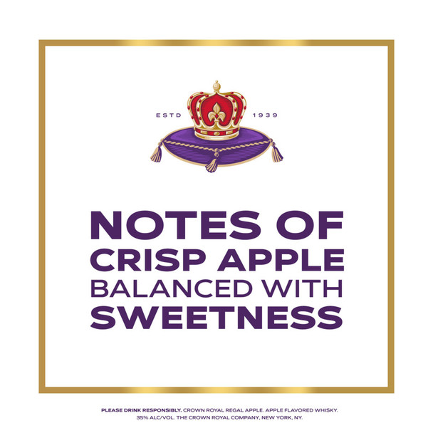 Crown Royal Regal Apple Flavored Whisky - 1.75 L - 1.75L - Glass
