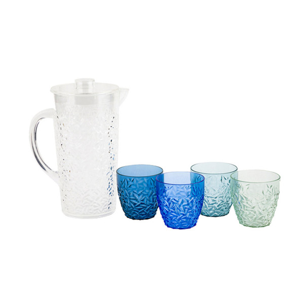 BKLYN Steel Tumbler Set Blue 5 Piece - Set - Set