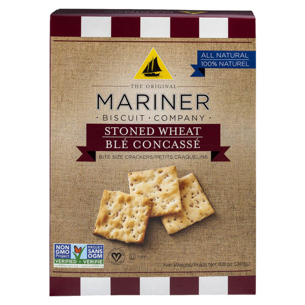 Mariner Stoned Wheat Bite Size Crackers - 8.8 Oz - 8.8OZ