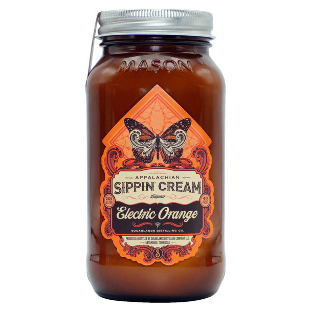 Sugarlands Appalachian Sippin' Cream Electric Orange Liqueur - 750 mL - 750ML - Glass