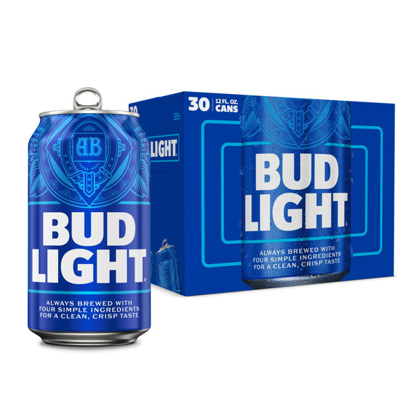 Bud Light - 12 Oz - 30-PK - Aluminum