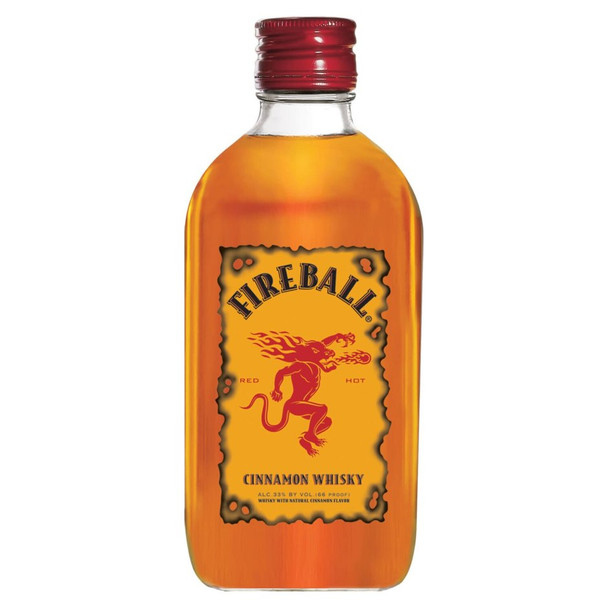 Fireball Cinnamon Whisky - 200 mL - 200ML - Glass