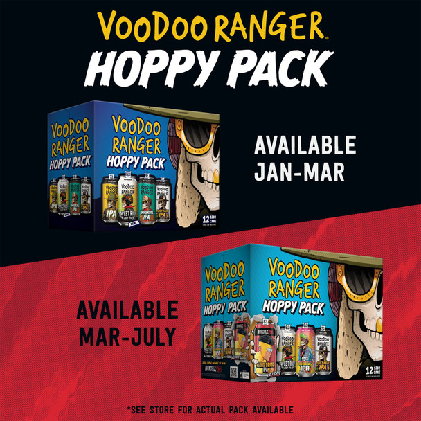 New Belgium VooDoo Ranger Variety Pack - 12 Oz - 12-PK - Aluminum