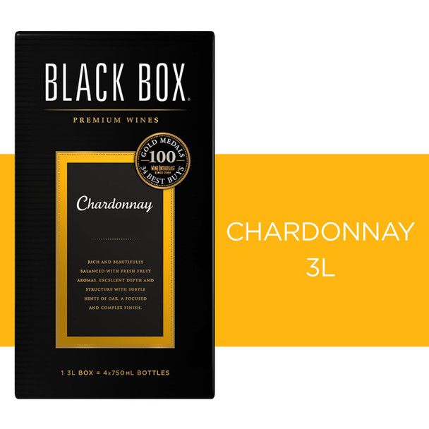 Black Box Chardonnay Monterey - 3.0 L - 3.0L - Cardboard
