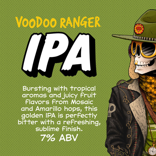 New Belgium Voodoo Ranger IPA - 12 Oz - 12-PK - Glass