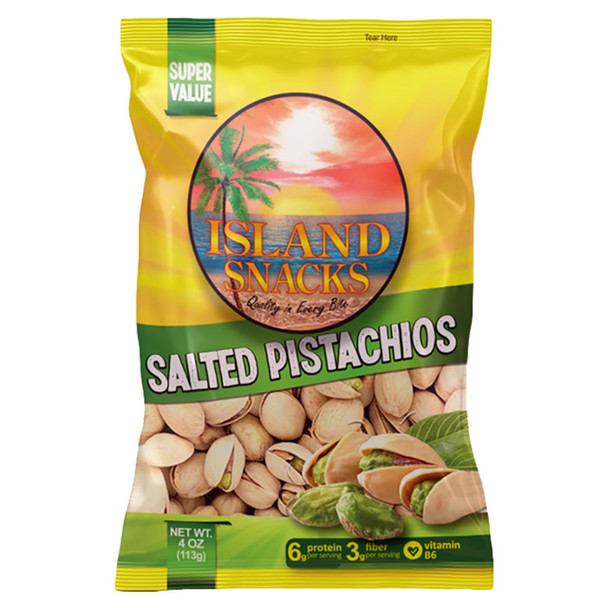 Island Snacks Salted Pistachios - 4 Oz - 4-OZ