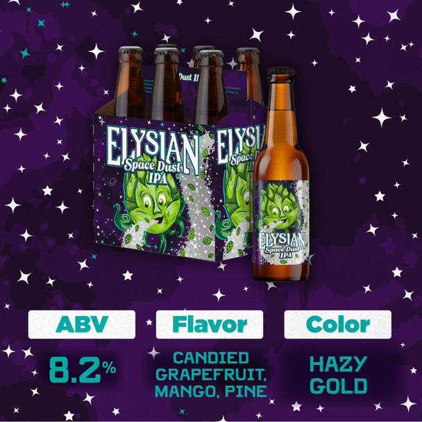 Elysian Space Dust IPA - 12 Oz - 6-PK - Glass