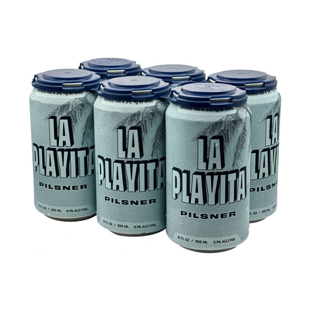 Tank La Playita Pils - 12 Oz - 6-PK - Aluminum