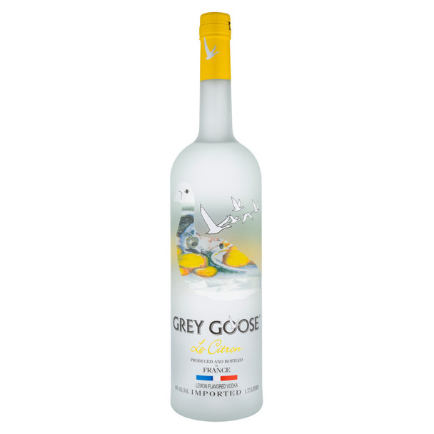Grey Goose Le Citron Vodka - 1.75 L - 1.75L - Glass