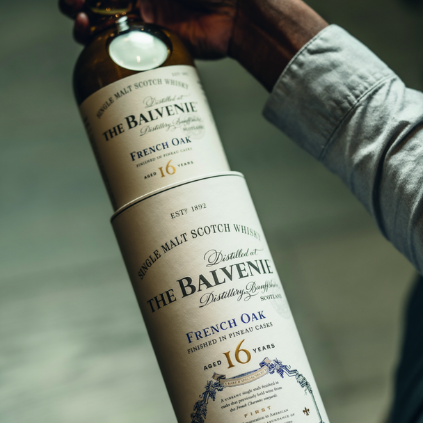 The Balvenie 16 Year Old French Oak Single Malt Scotch  Whisky - 750 mL - 750ML - Glass