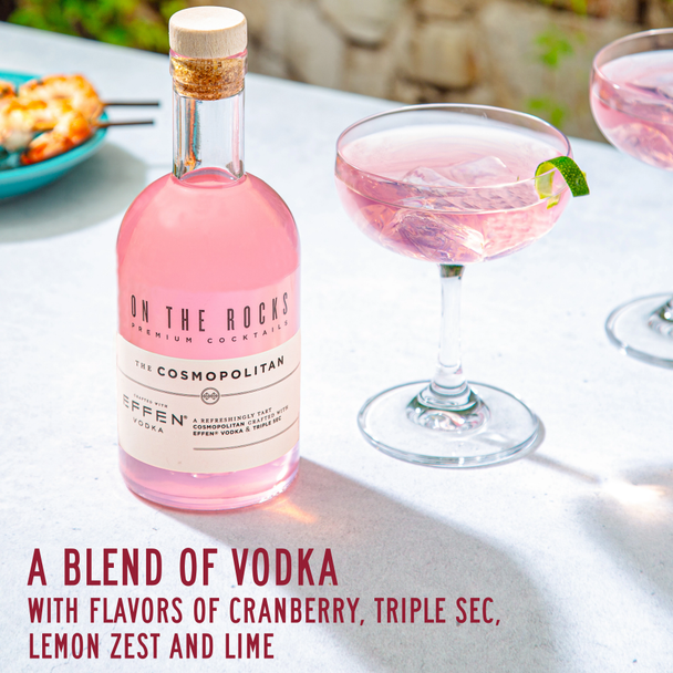On The Rocks Cocktails Cosmopolitan - 750 mL - 750ML - Glass