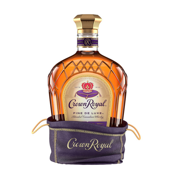 Crown Royal Fine Deluxe Canadian Whisky - 1.0 L - 1.0L - Glass Crown Royal Fine Deluxe Canadian Whisky - 1.0 L - 1.0L - Glass