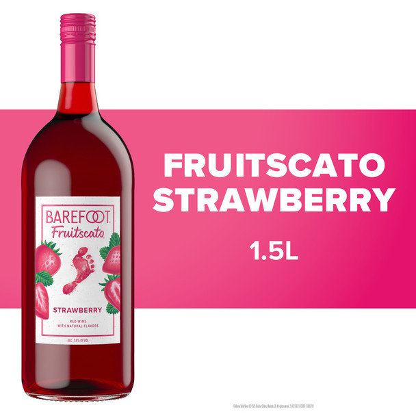 Barefoot Fruitscato Strawberry - 1.5 L - 1.5L - Glass
