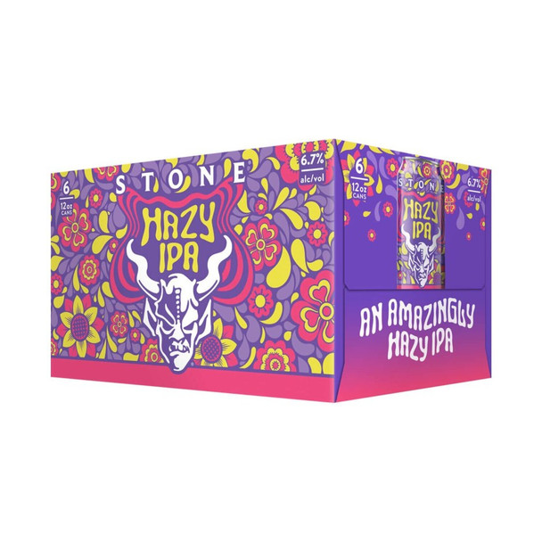 Stone Hazy IPA - 12 Oz - 6-PK - Aluminum