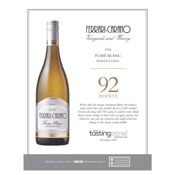 Ferrari-Carano Fume Blanc - 750 mL - 750ML - Glass