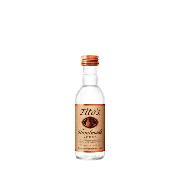 Tito's Handmade Vodka - 50 mL - 50ML - Glass