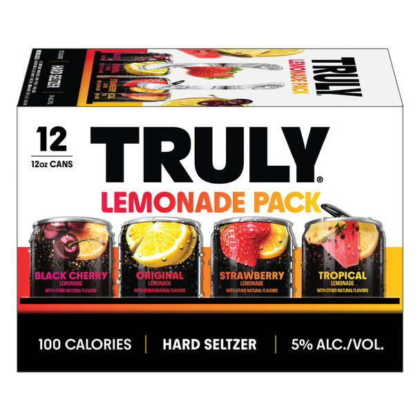 Truly Lemonade Hard Seltzer Mix Pack - 12 Oz - 12-PK - Aluminum