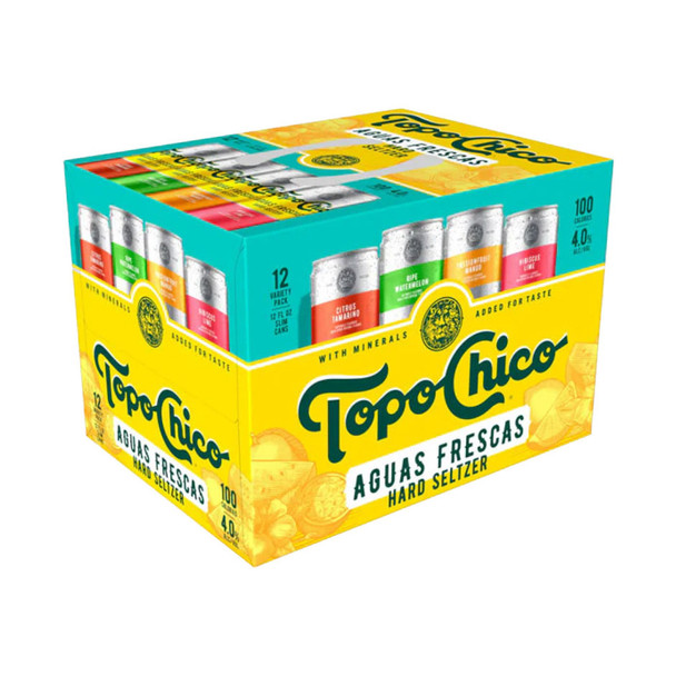 Topo Chico Aguas Frescas Variety - 12-PK - Aluminum Topo Chico Aguas Frescas Variety - 12-PK - Aluminum