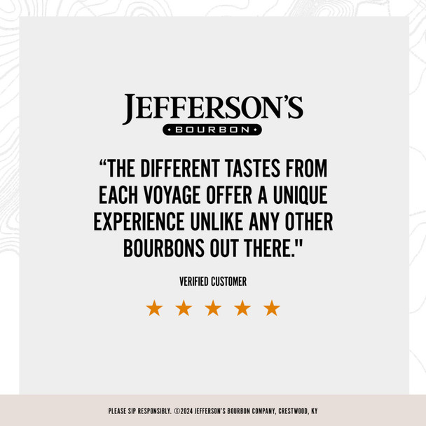 Jefferson's Ocean Aged Wheated ABC Hand Selected Single Barrel Bourbon Voyage 32 - 750 mL - 750ML - Glass