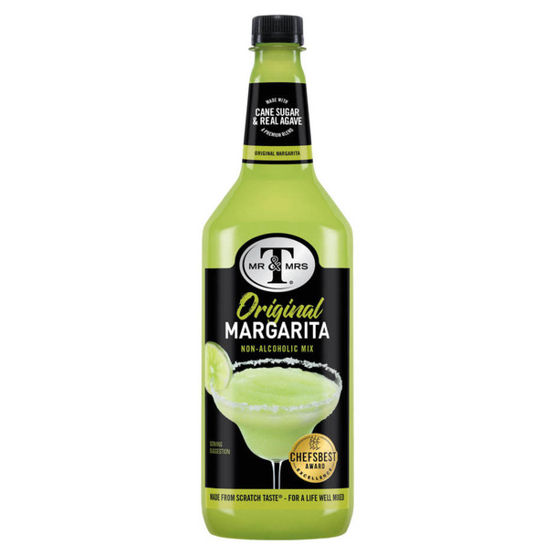Mr & Mrs T Original Margarita Mix - 1 L - 1.0L - Plastic