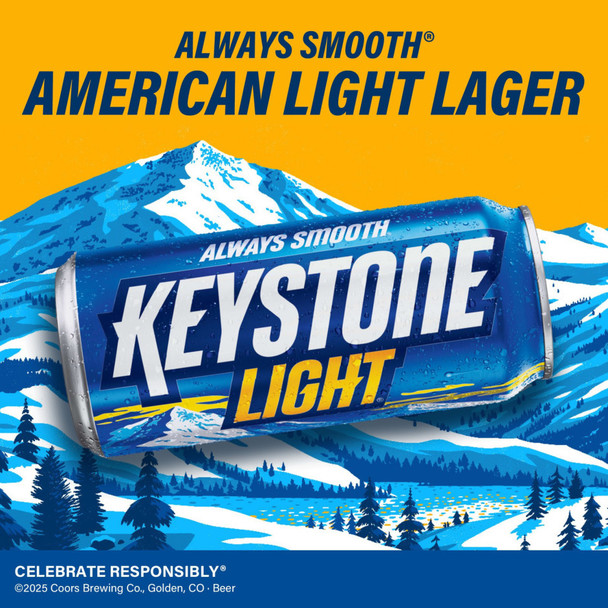 Keystone Light - 12 Oz - 15-PK - Aluminum