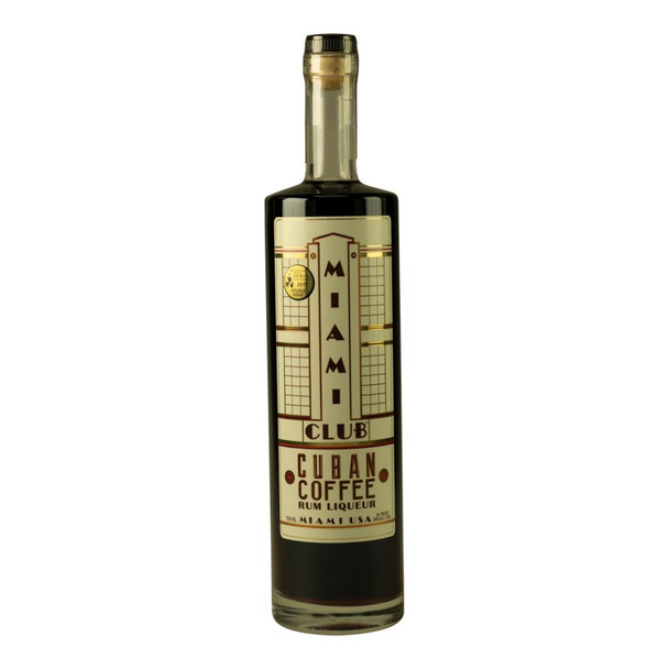 Miami Club Cuban Coffee Rum Liqueur - 750 mL - 750ML - Glass