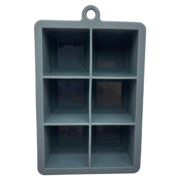 BarY3 Grey 6 Cube Ice Tray - Each - Each