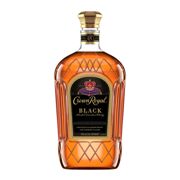 Crown Royal Black Canadian Whisky - 1.75 L - 1.75L - Glass