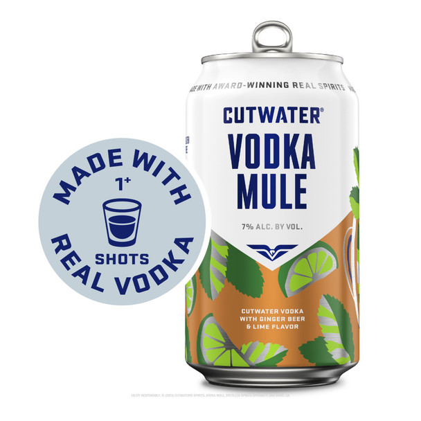 Cutwater Vodka Mule - 355 mL - 4-PK - Aluminum