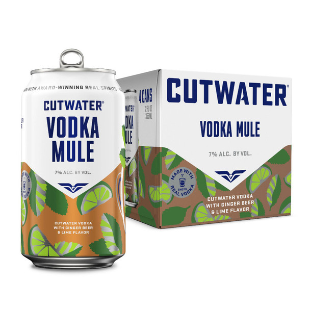 Cutwater Vodka Mule - 355 mL - 4-PK - Aluminum