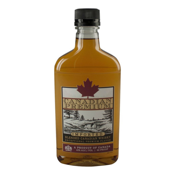 Canadian Premium Whisky - 375 mL - 375ML - Glass