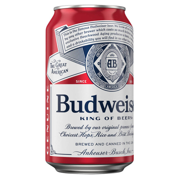 Budweiser - 12 Oz - 24-PK - Aluminum