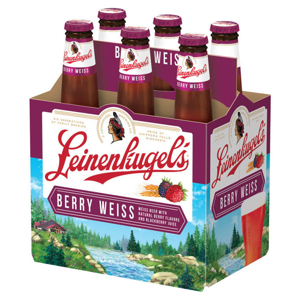 Leinenkugel Berry Weiss - 12 Oz - 6-PK - Glass